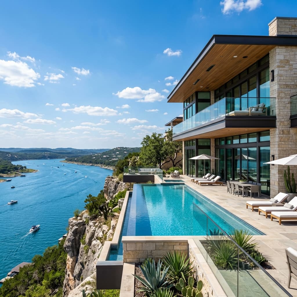 Lake Travis Contemporary Cliffside